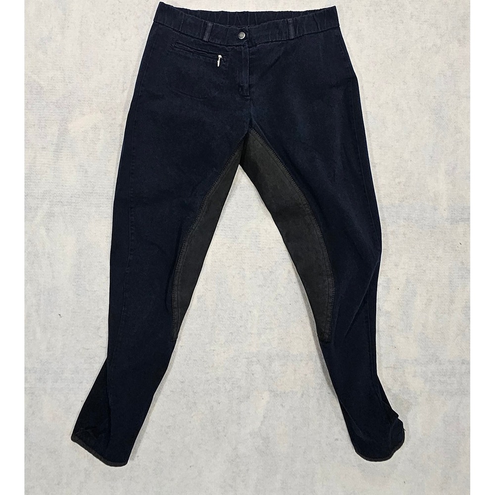 Trainers Choice Riding Pants Women Jackie Full Seat Leather Blue Klaus Krohan